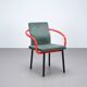 Ettore Sottsass Mandarin chair by Knoll International circa 1980
