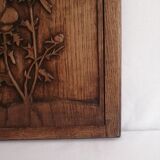 2 panneaux de porte en chêne