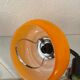 Vintage orange opaline pendant light