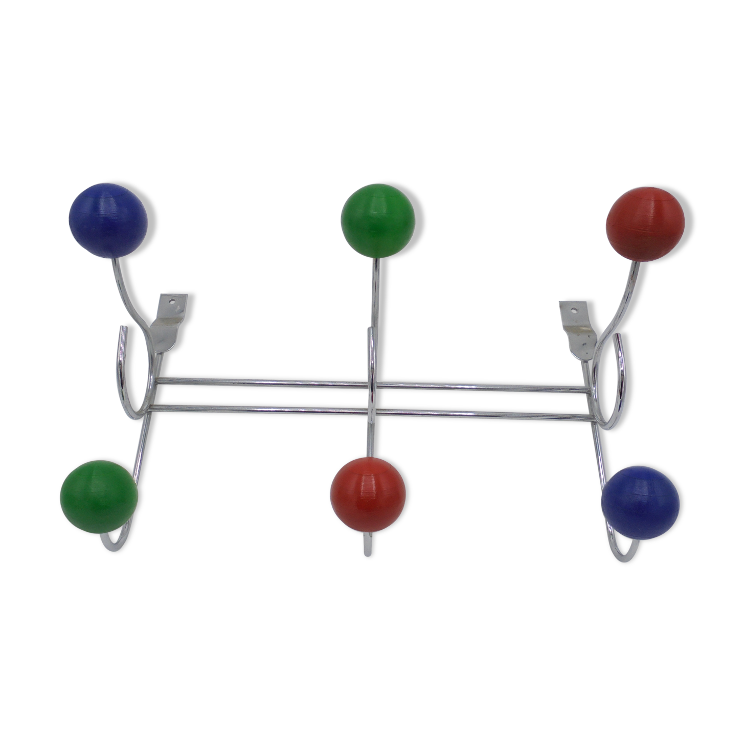 Coat rack colored balls