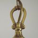 French Vintage 5 Light Quality Brass Chandelier with Scroll Acanthus Arms 5452