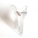 Lux Glass Crystal Vase 50s Height 27.5 cm