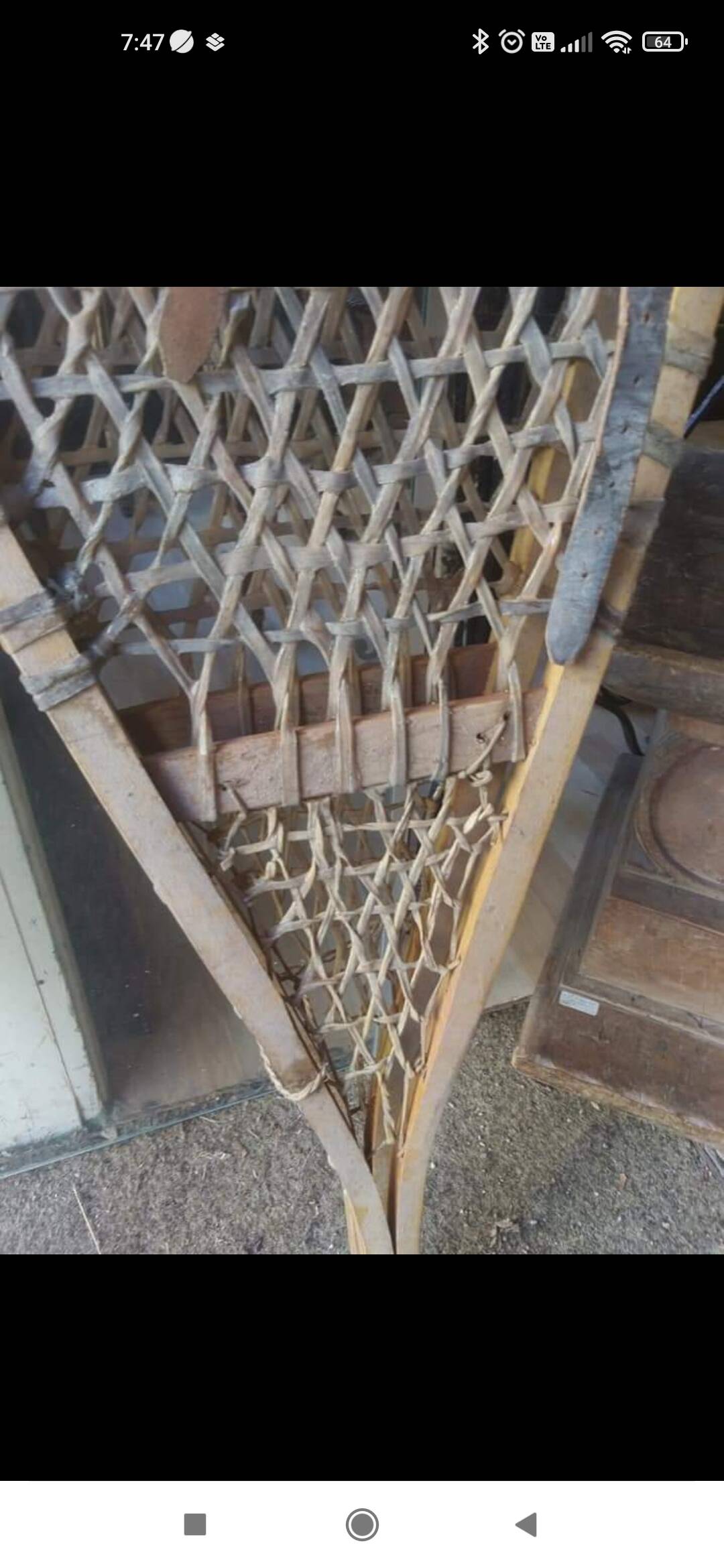 2 pairs of snowshoes from the far north, circa 1900