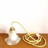 Glass tulip walking lamp