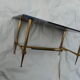 Brass 1950' coffee table