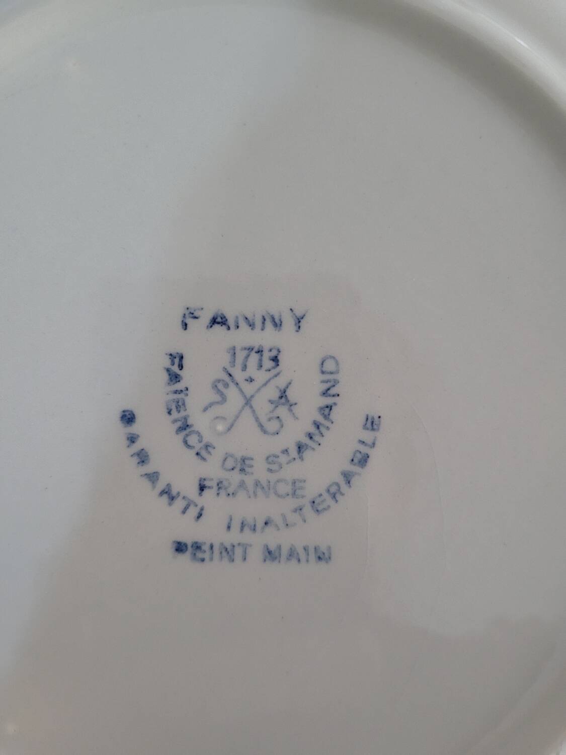 Lot de 6 assiettes à dessert octogonales Fanny St Amand