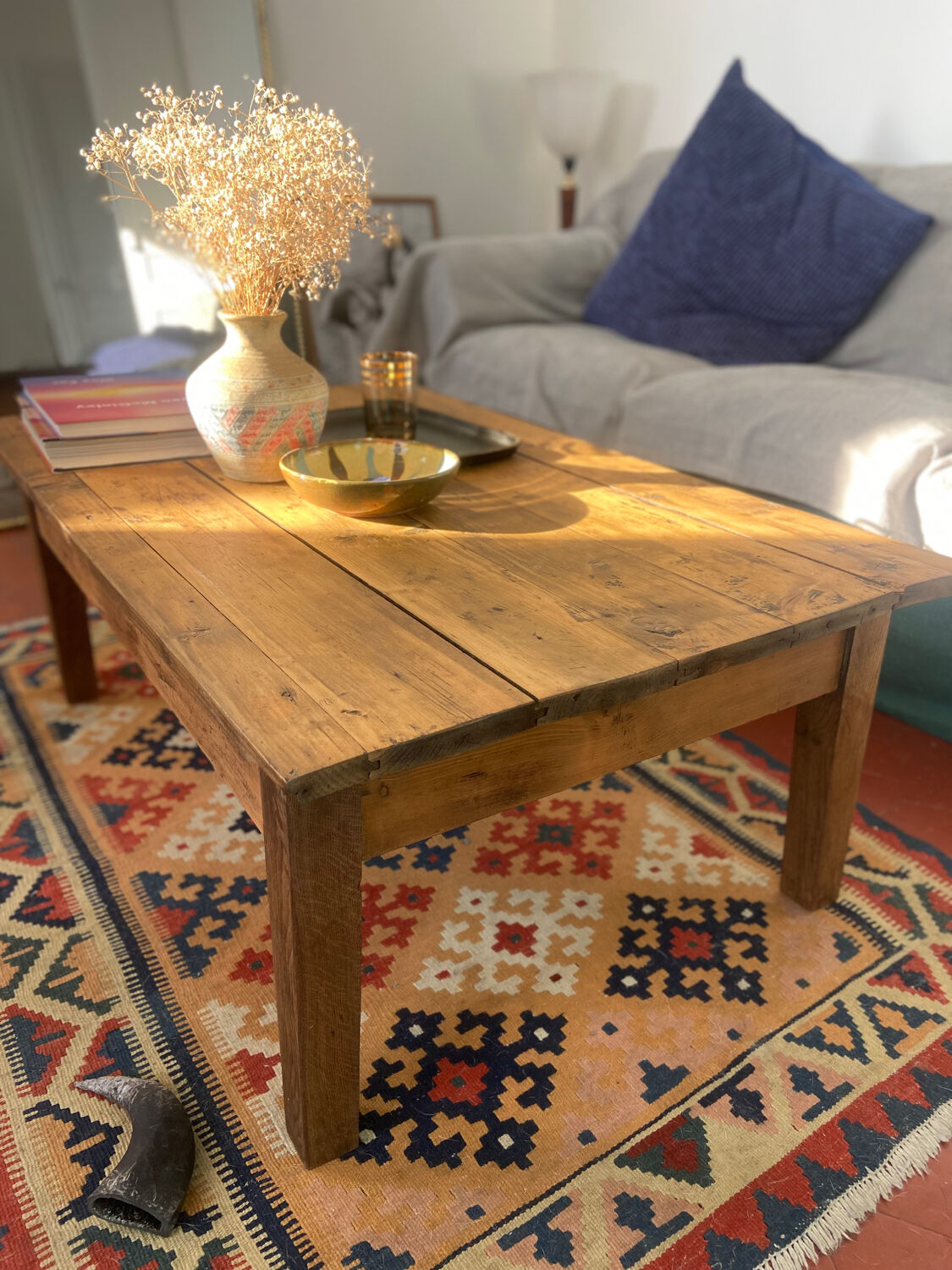 Vintage farmhouse coffee table