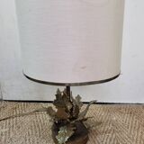 table lamp, bronze foliage Circa 1960