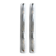 Contemporary Modern Clear Graniglia ”Canalina" Murano Glass Wall Sconce-Set