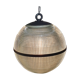 Suspension boule Holophane noire