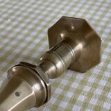 Solid brass candle holder