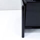 Black Leather Simone Armchair by Ufficio Progetti Gavina for Simon International
