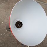 Chrome hinged lamp year 70 Red