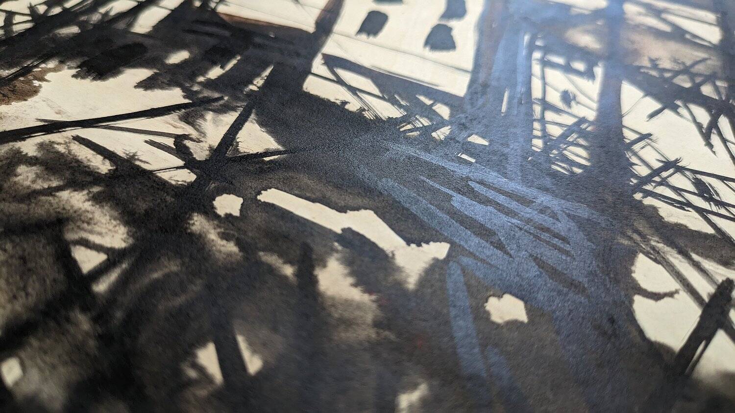 Tableau, lais d'encre - Raphaël Arnal