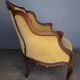 Bergere Louis XV ep 1930/40 walnut gondola