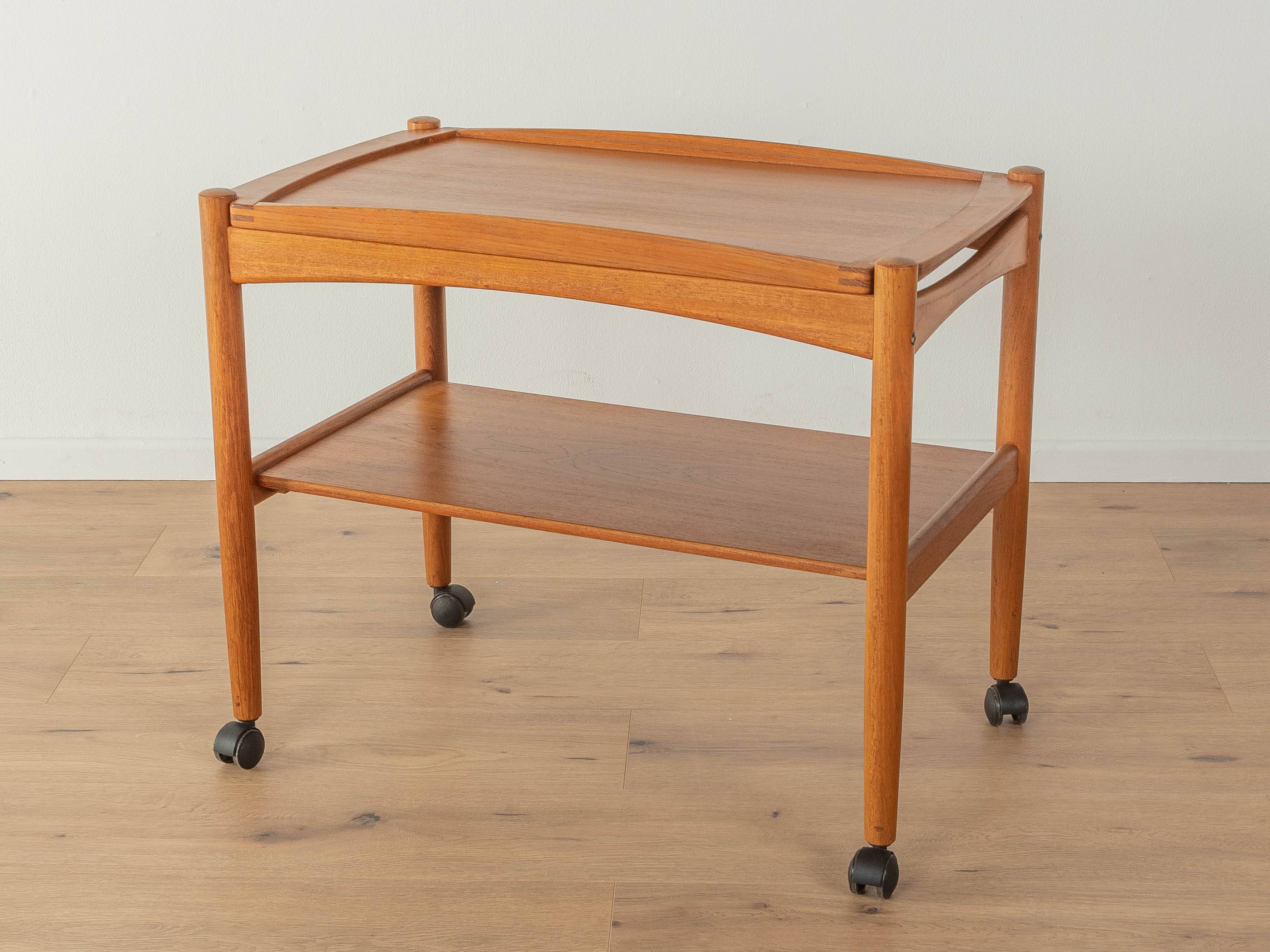 1960s serving trolley, Poul Hundevad, vintage