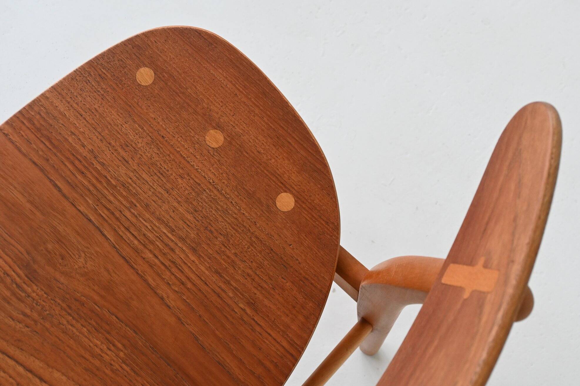 Chaises de salle à manger Hans Wegner Sawbuck CH30 Carl Hansen & Son Danemark 1952
