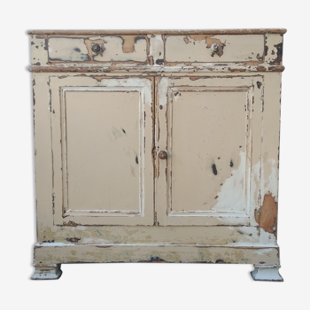 Old patinated buffet