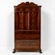 Chiffonnier haut avec bar en acajou 1850-1880