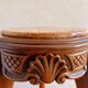 Vintage French Marble Top Plant Stand, Louis XV Pedestal Table