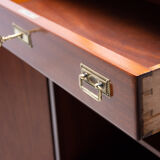 Vitrine sécessionniste en acajou, Autriche, 1910