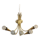 Brass wall light