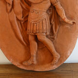 Pair of terracotta medallions