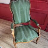 Louis XV revival bergère armchair. Ideal for decorators/resellers.