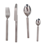 Alessi services à couvert dry 24 pièces monobloc en acier poli