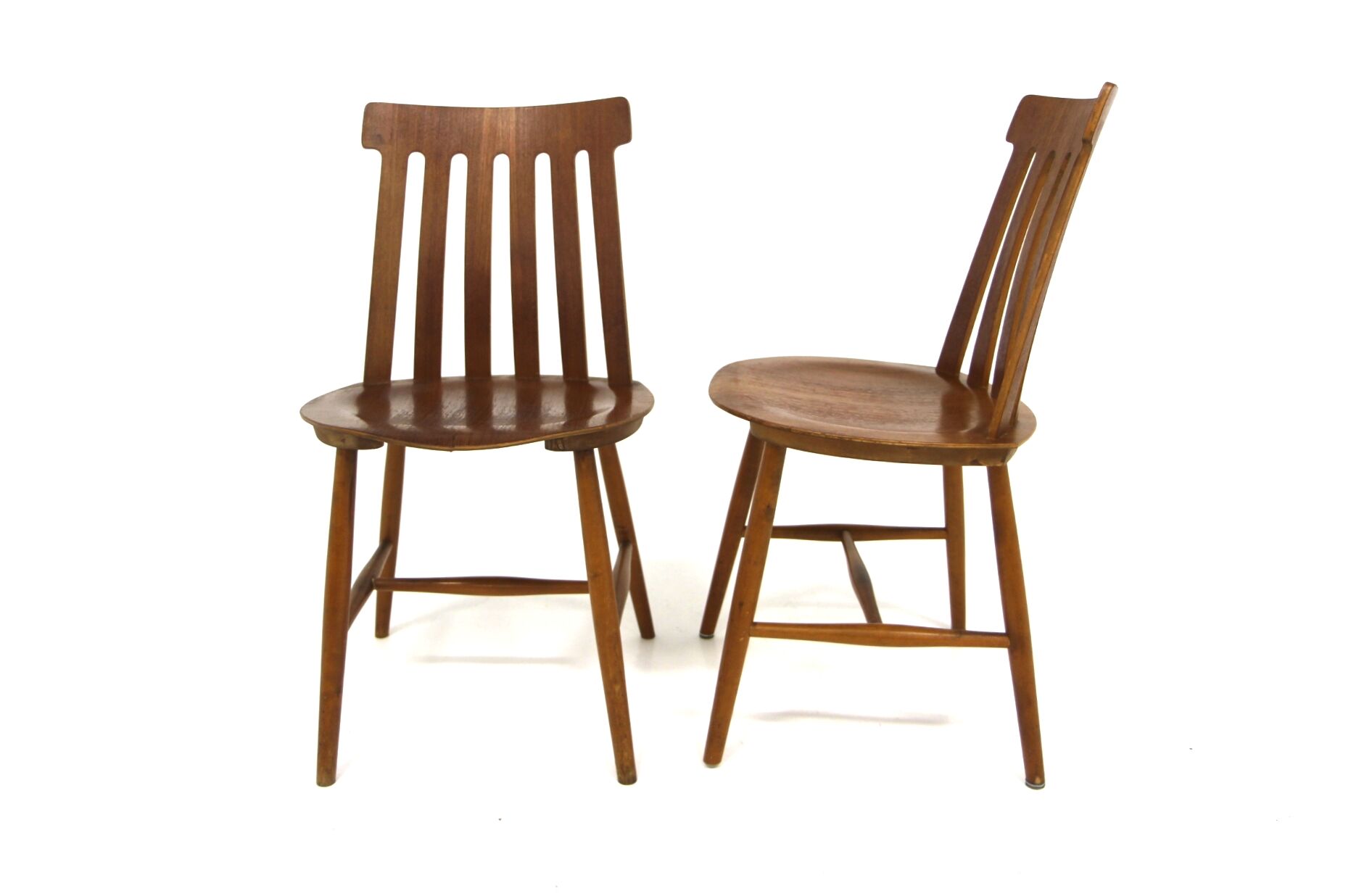 Set of 2 teak chairs, Jan Hallberg, Edsbyverken, Sweden, 1960