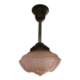 Vintage suspension lampshade glass