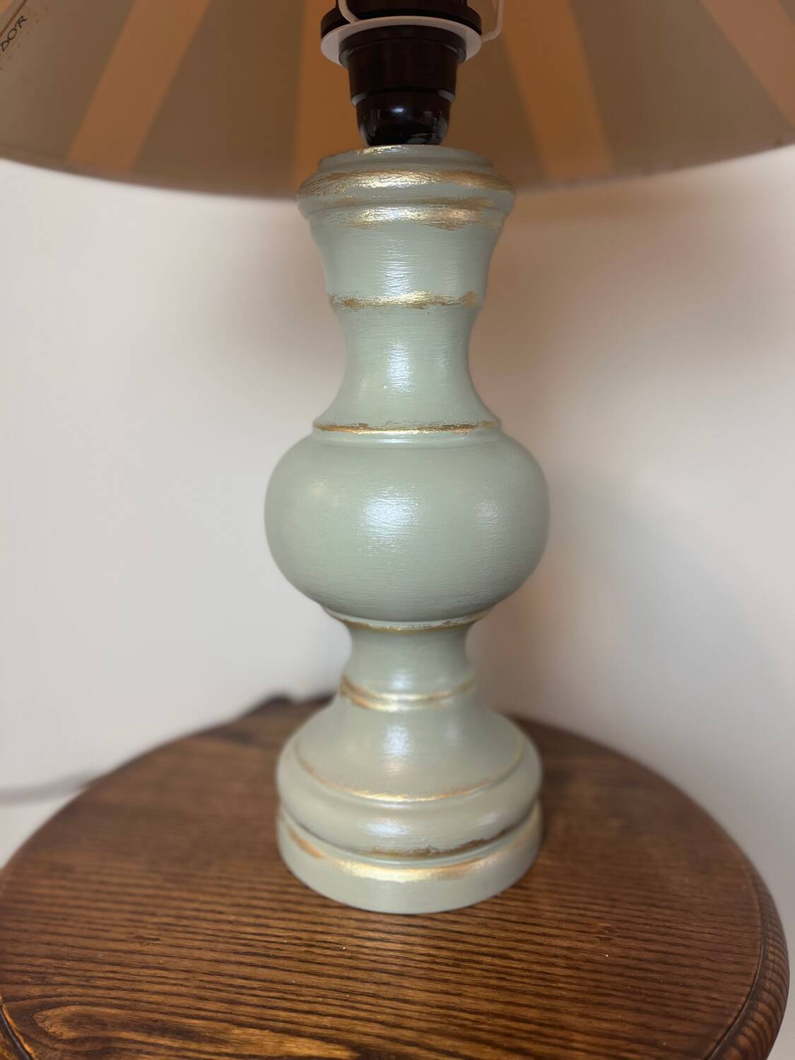 Celadon green lamp