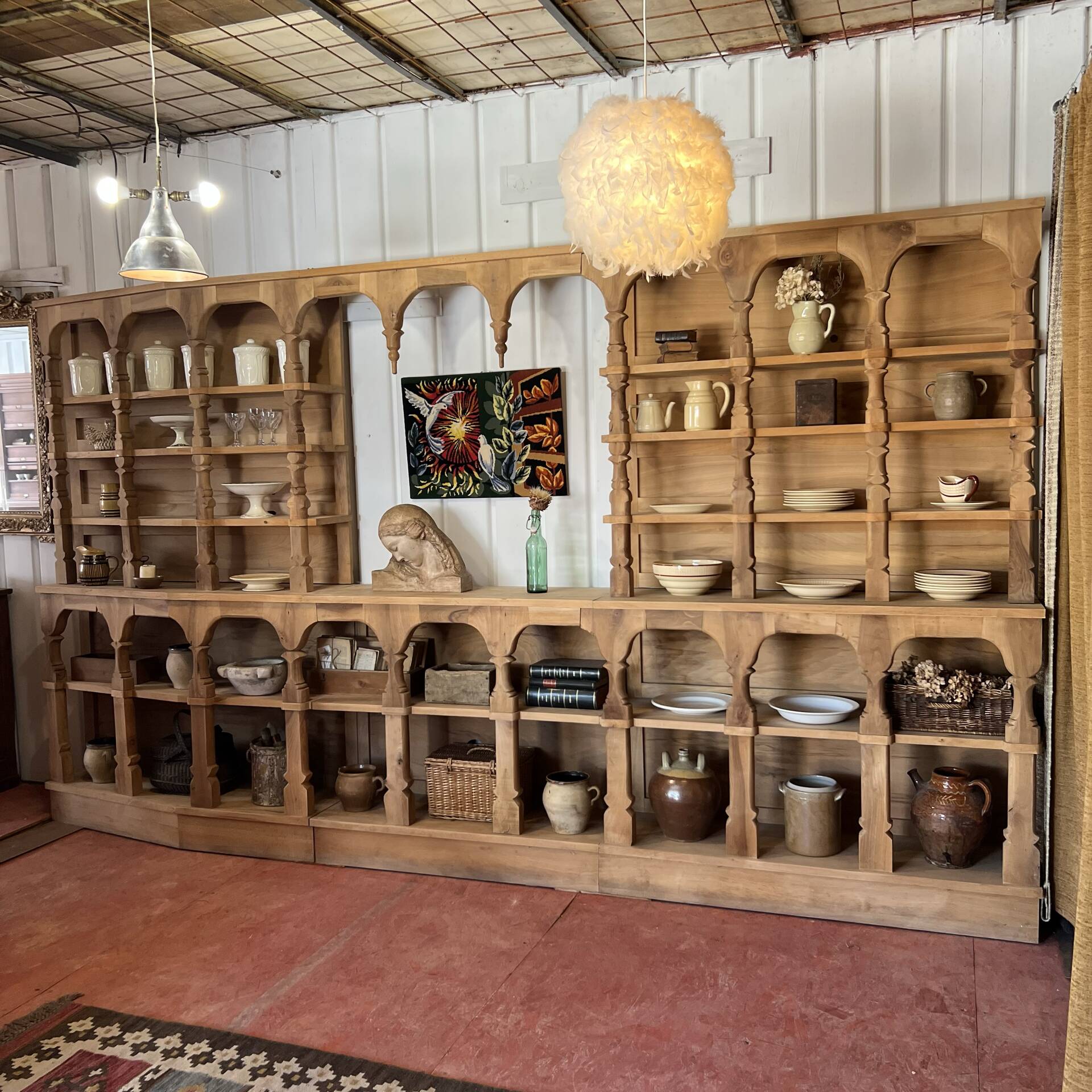 Display shelf furniture