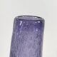 Duo of bubble glass flower vases