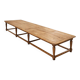 Monumental solid oak table 5.5 metres. Exceptional piece.