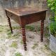 Desk with turned legs