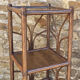High shelf in vintage bamboo and rattan, 60s