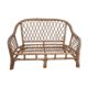 Vintage rattan bench