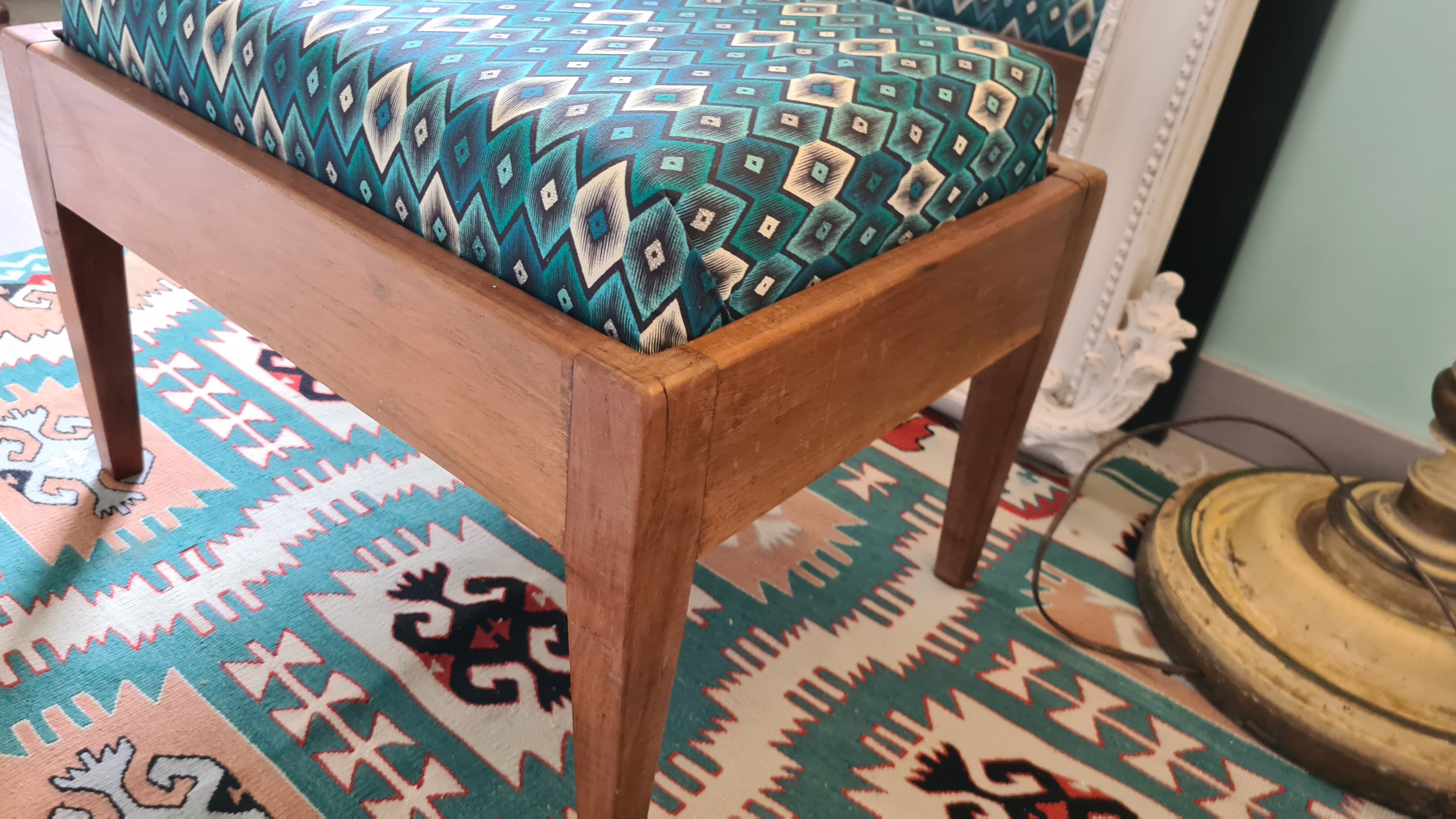 Vintage Scandinavian footrest