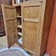Oak wardrobe 2 doors Art Deco style renovated