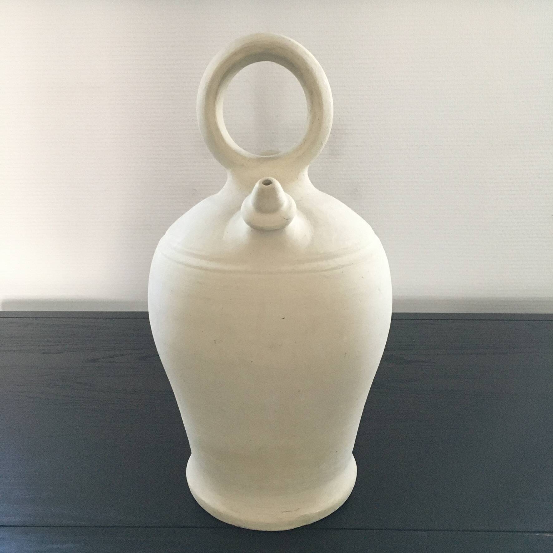 Large white water bottle