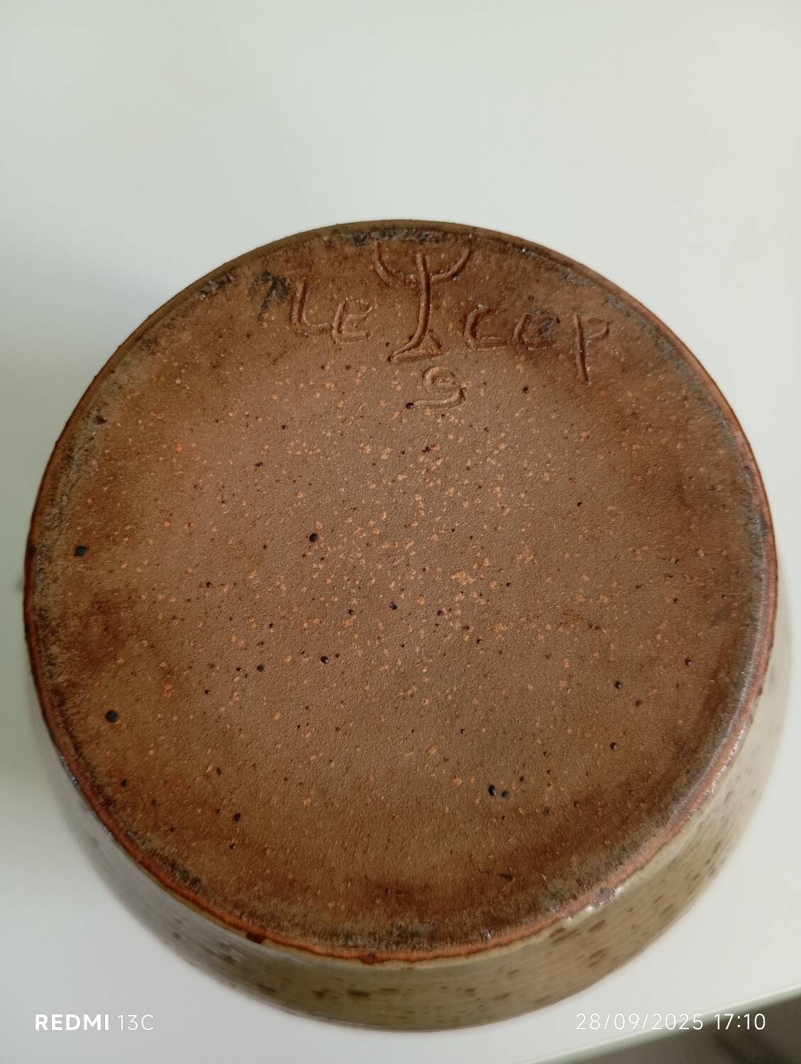 Signed pitcher the Cep