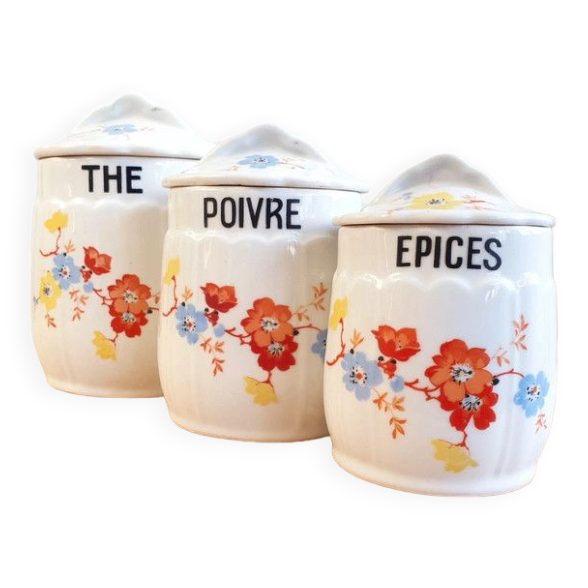 Vintage ceramic spice boxes