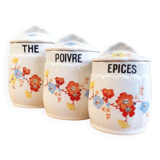 Vintage ceramic spice boxes