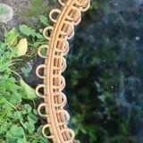 Rattan mirror Italy design