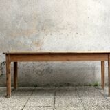 Antique solid oak farm table 180 cm long