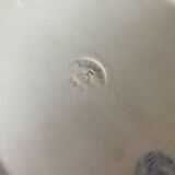 Longwy earthenware oval dish