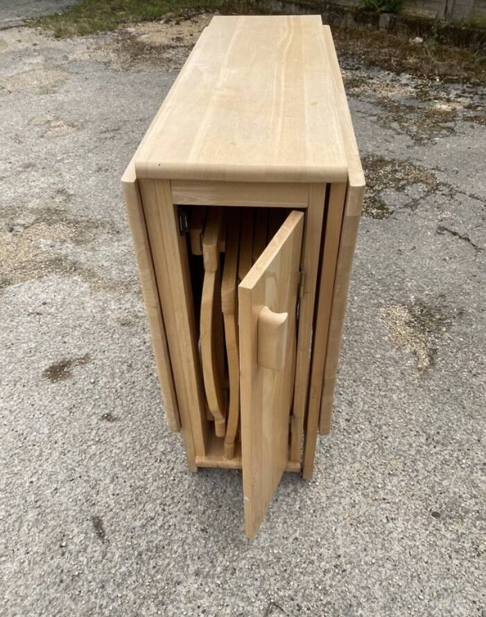 Vintage IKEA wooden table and chairs