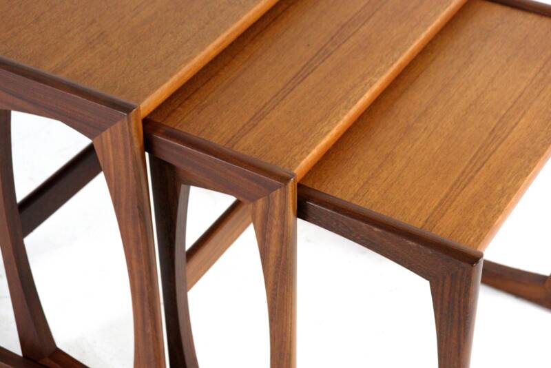 Set of G-Plan nesting tables 'Cottonfield' - mid century modern