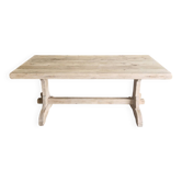 Table de ferme en chêne massif revalorisée